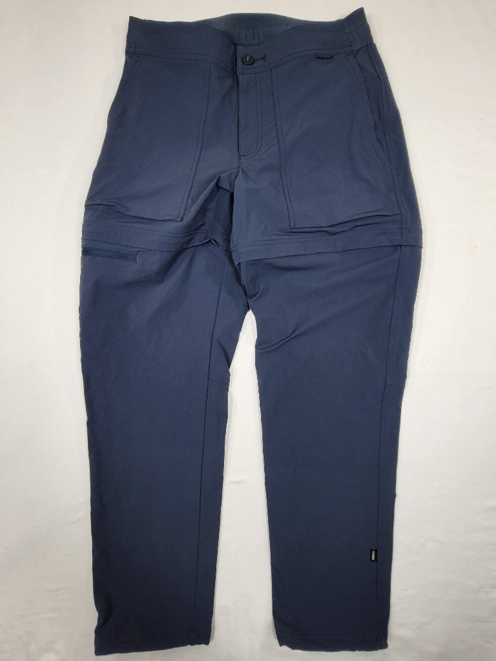 REI Co-op Sahara Convertible Hiking Pants Blue Size Medium Zip Off Cargo Outdoor
